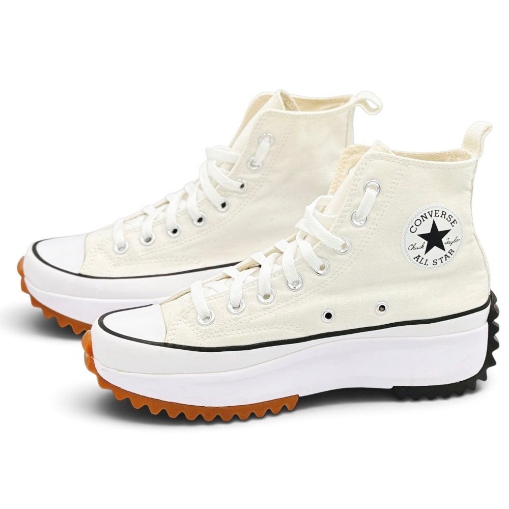 Converse Run Star Hike White Platform High Top Shoes Men's 7.5 Women's 9 166799C